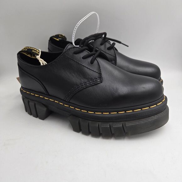 Dr Martens Women's Audrick 3-Eye Platform Shoes Black Women's Size 9 NWT Chunky - Picture 10 of 12